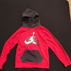 Jordan Red and Black Jumpman Hoodie